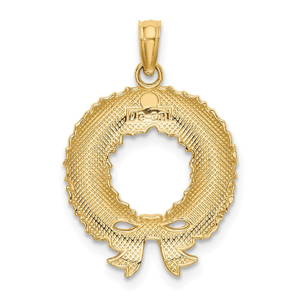 Gold Polished Christmas Pendants