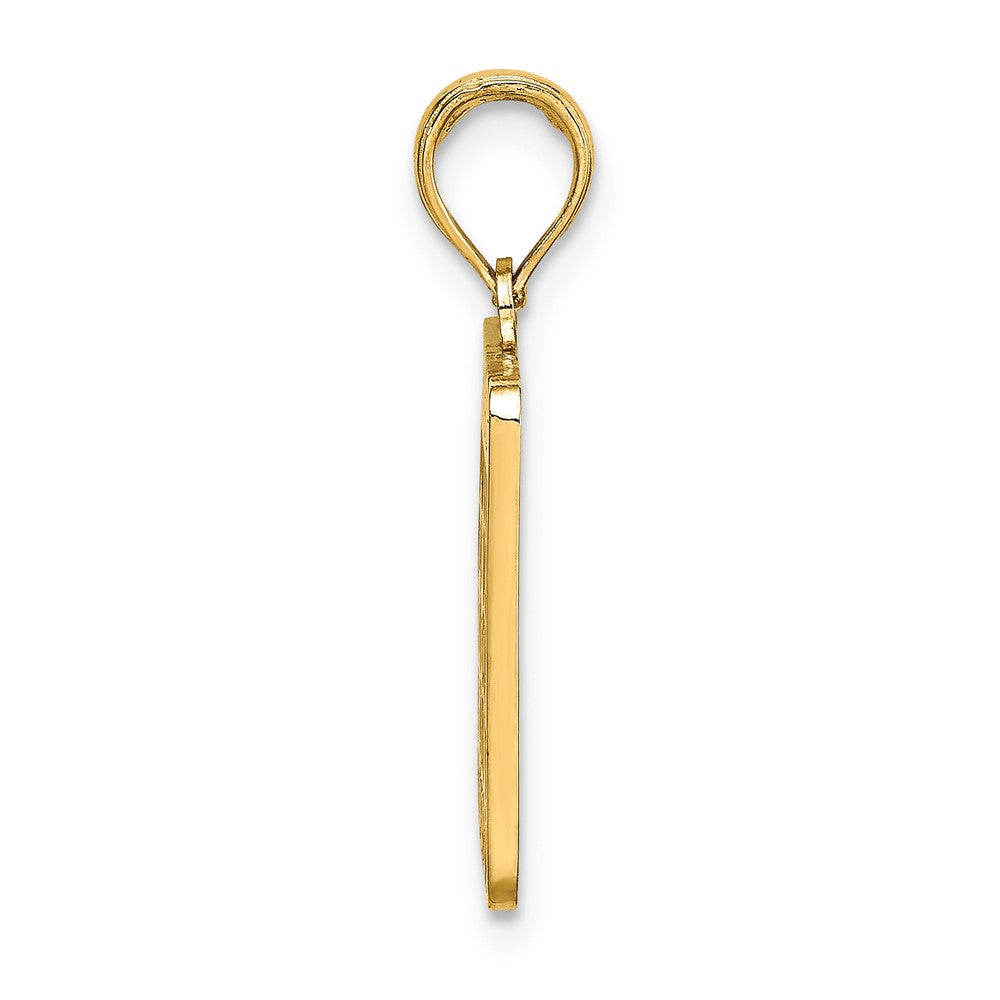 Gold Polished Bingo Pendants