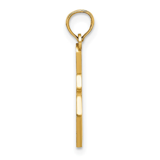 Gold Polished Bowling Pendants