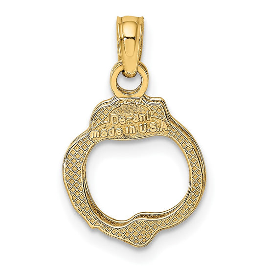 Gold Polished First Responder Pendants