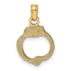 Gold Polished First Responder Pendants