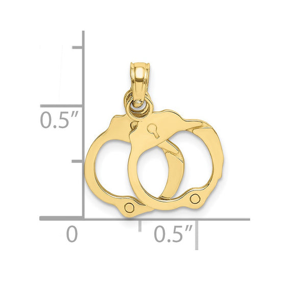Gold Polished First Responder Pendants