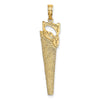Gold Polished Tool Pendants