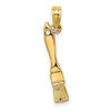 10K 3-D Paint Brush Charm
