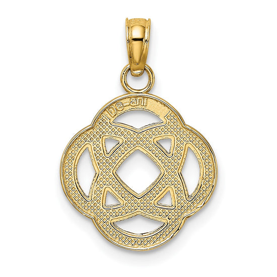 Gold Polished Celtic Knot Pendants