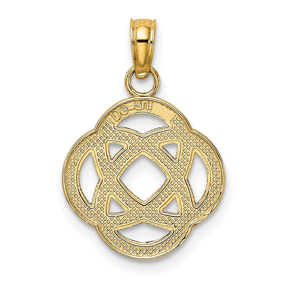 Gold Polished Celtic Knot Pendants