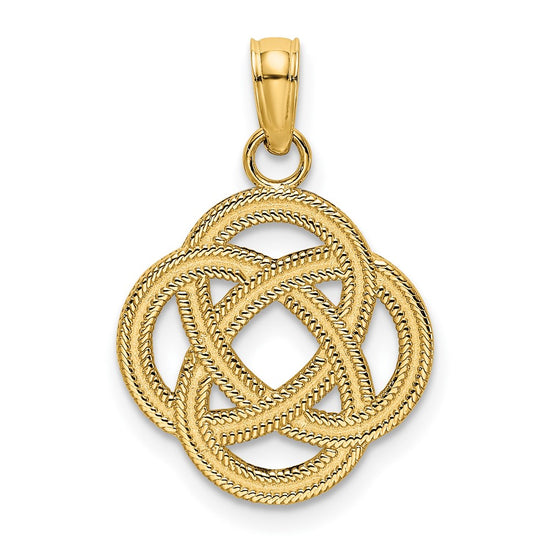 Gold Polished Celtic Knot Pendants