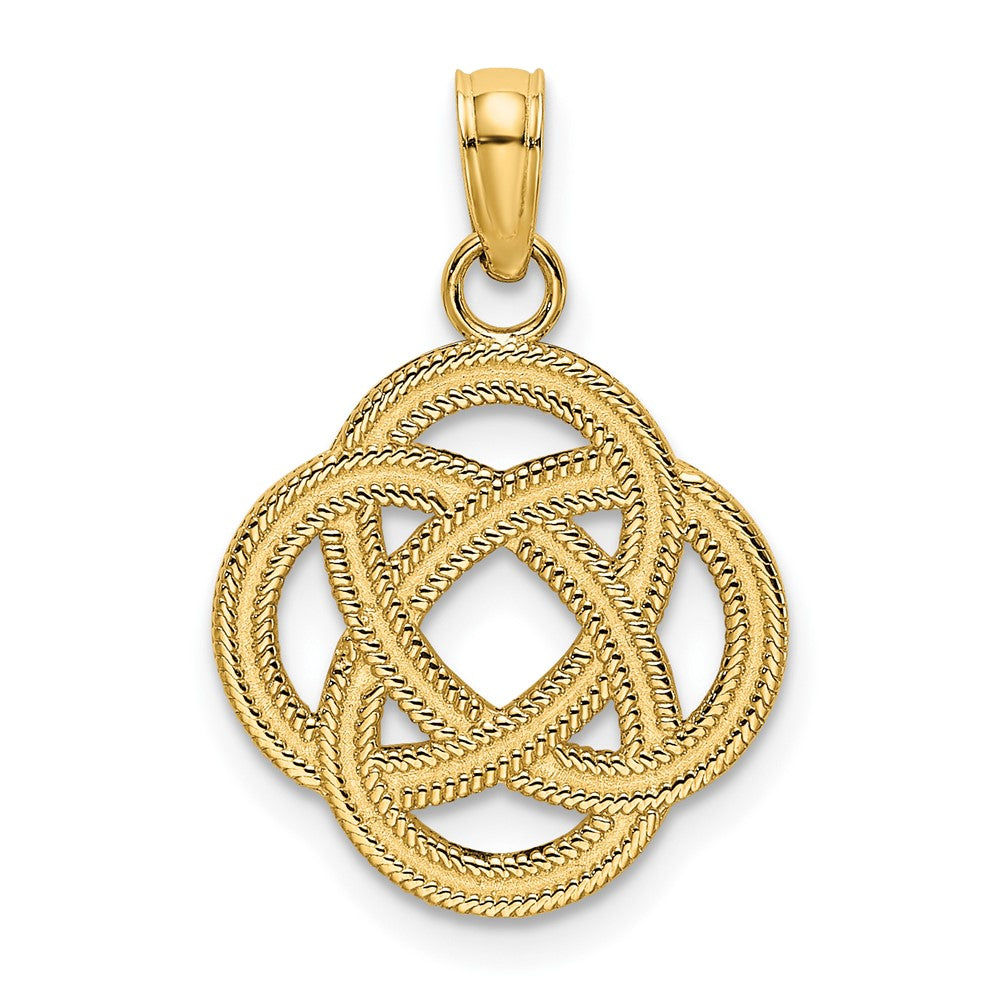Gold Polished Celtic Knot Pendants