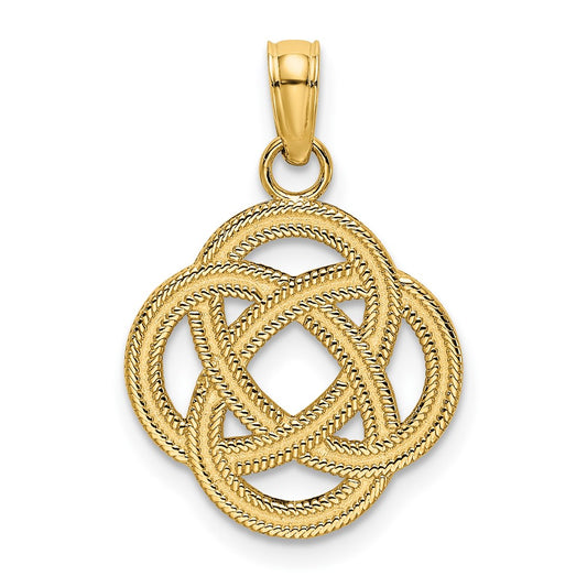 Gold Polished Celtic Knot Pendants
