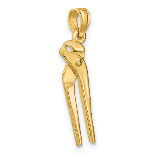 Gold Polished Tool Pendants