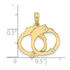 Gold Polished First Responder Pendants