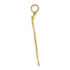 Gold Polished Footprint Pendants