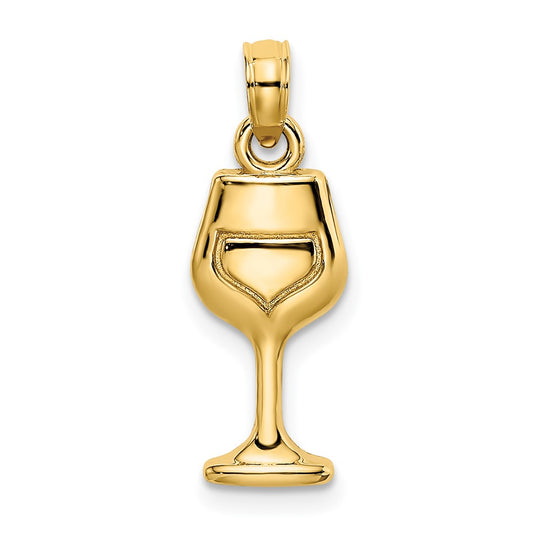 Gold Wine Glass