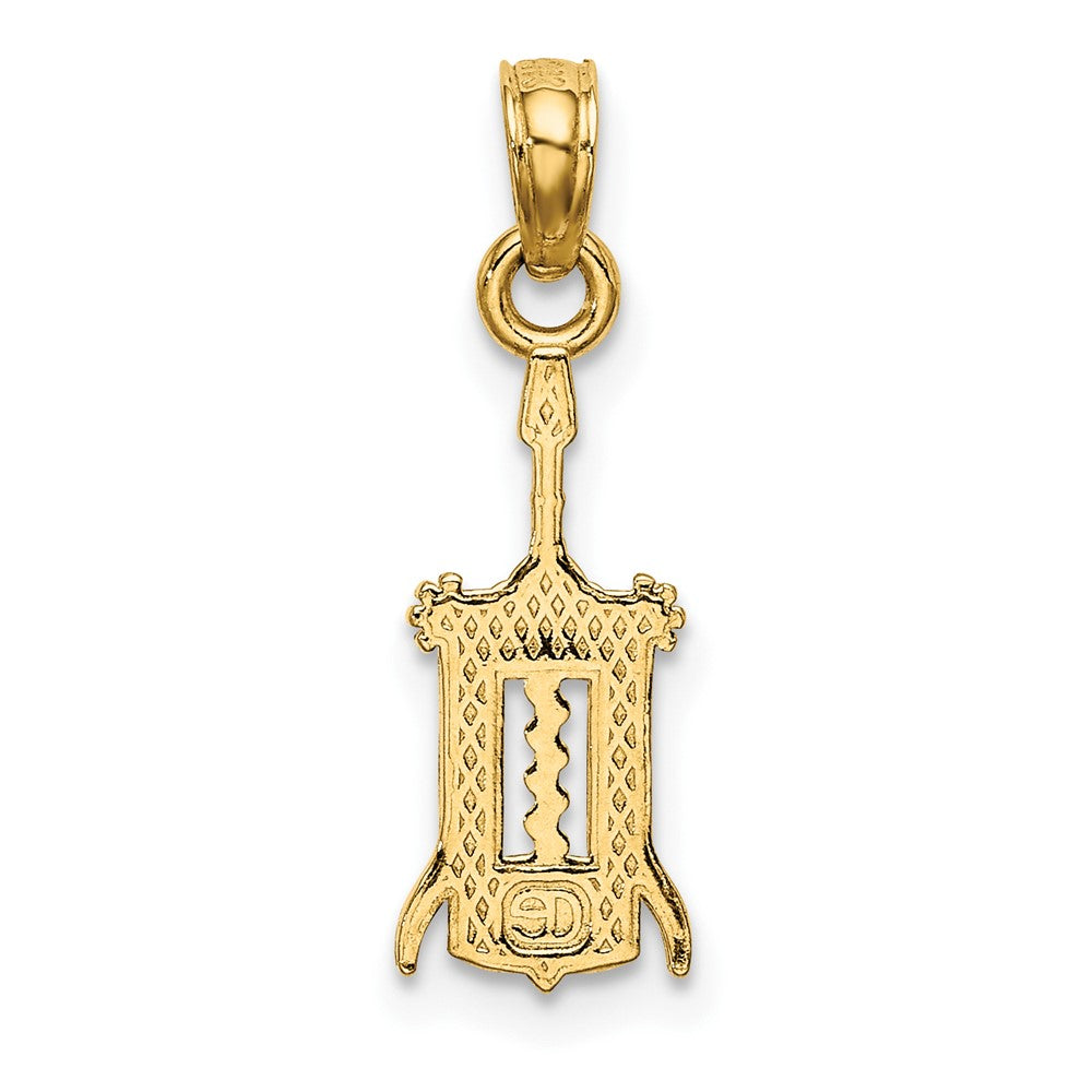 Gold Wine Opener Charm