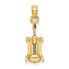 Gold Wine Opener Charm