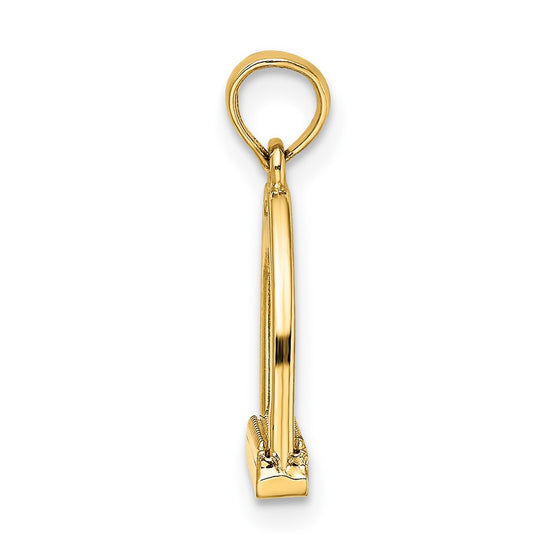 Gold Polished Horse Pendants