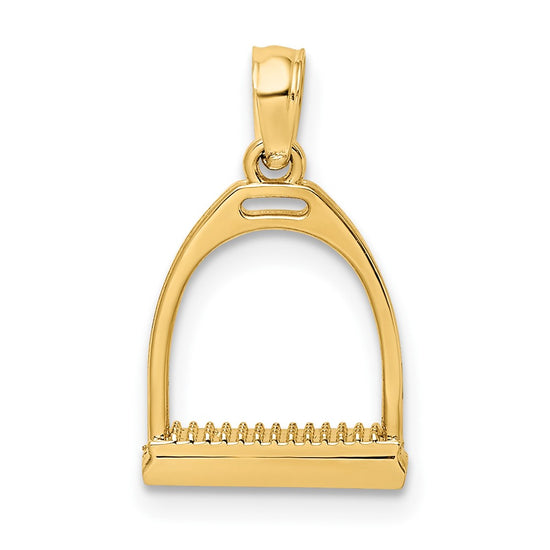 Gold Polished Horse Pendants