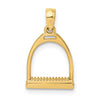 Gold Polished Horse Pendants