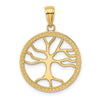 Gold Polished Tree of Life Pendants