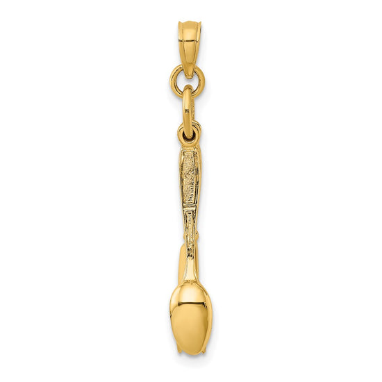 Gold Polished Silverware Pendants