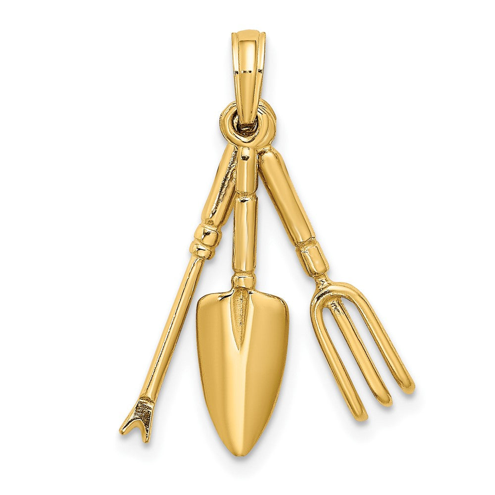 Gold Polished Tool Pendants
