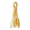 Gold Polished Tool Pendants