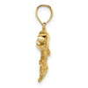 Gold Polished Dolphin Pendants