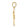 Gold Polished Dolphin Pendants