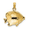 Gold Polished Fish Pendants