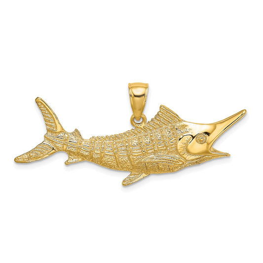 Gold Polished Fish Pendants