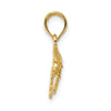 Gold Polished Whale Pendants