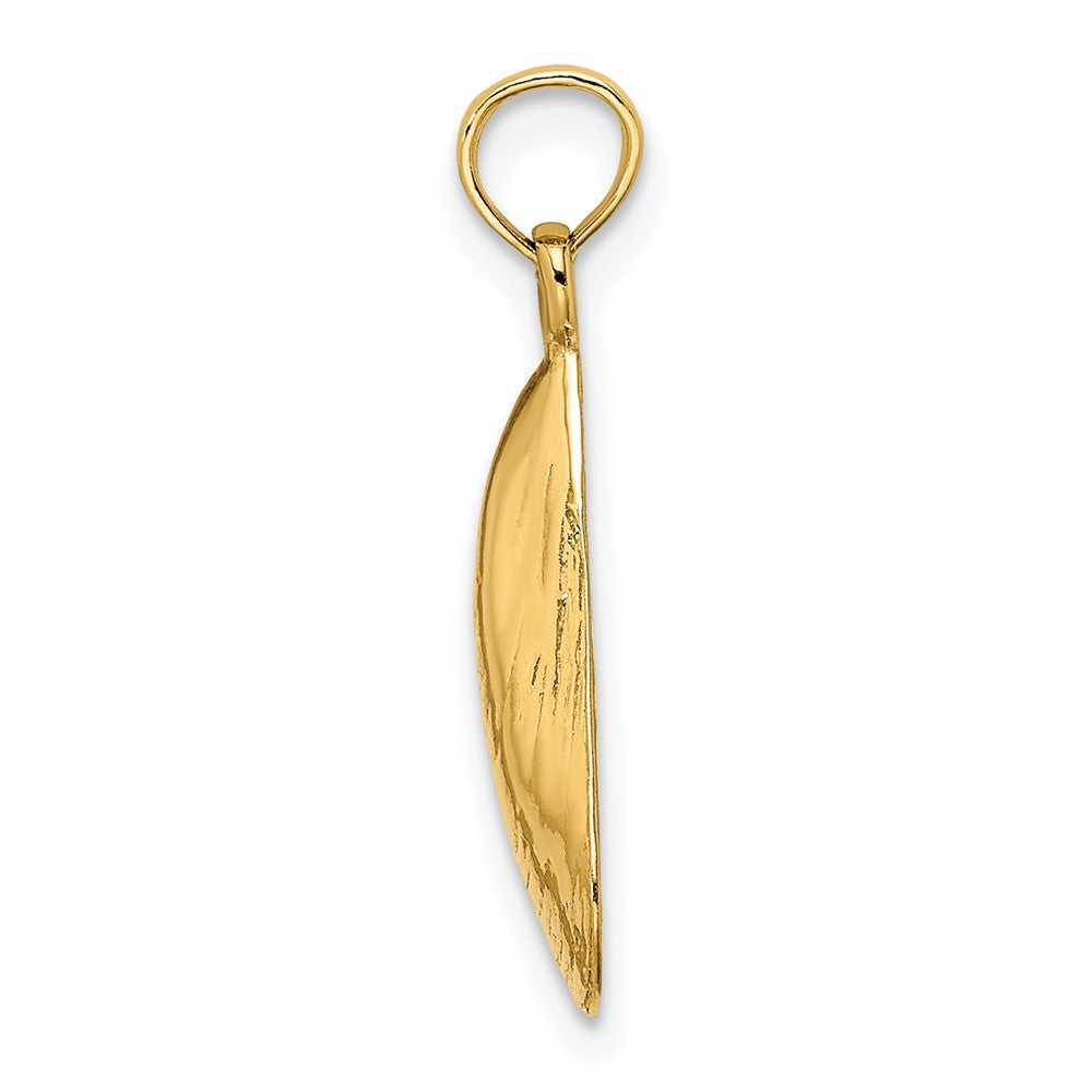 Gold Polished Sea Shell Pendants