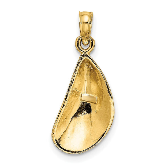 Gold Polished Sea Shell Pendants