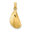 Gold Polished Sea Shell Pendants