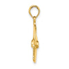 Gold Polished Propeller Pendant