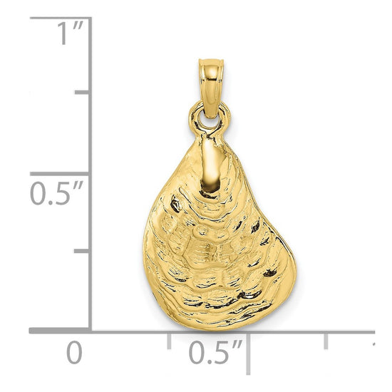 Gold Polished Sea Shell Pendants