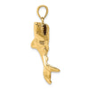 Gold Polished Shark Pendants