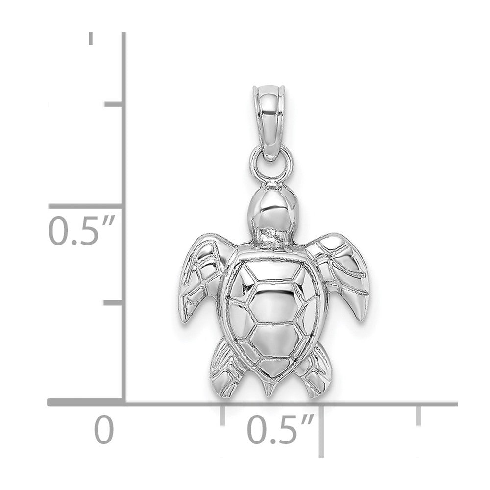 Gold Polished Turtle Pendants