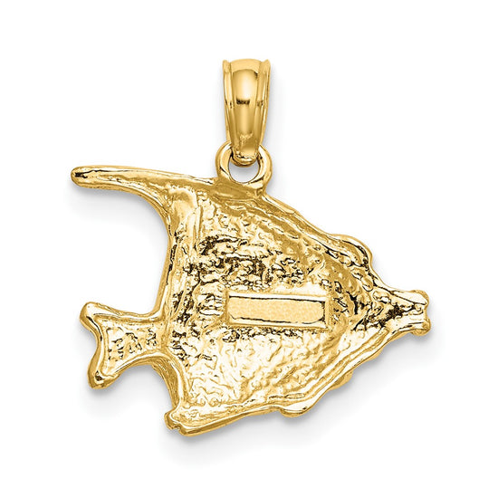 Gold Polished Fish Pendants