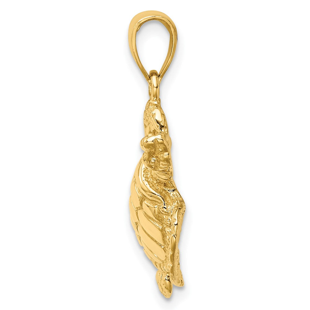 Gold Polished Turtle Pendants