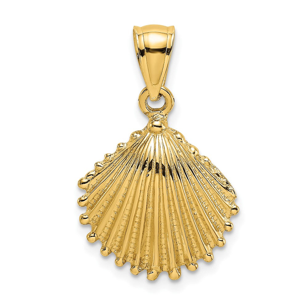 Gold Polished Sea Shell Pendants