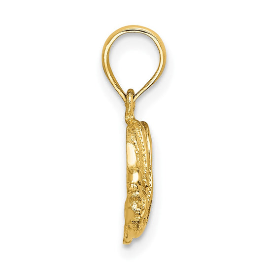 Gold Polished Fish Pendants