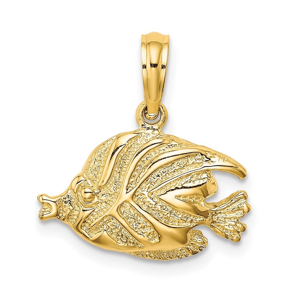 Gold Polished Fish Pendants