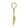 Gold Polished Fish Pendants