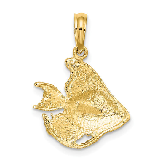 Gold Polished Fish Pendants