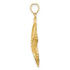 Gold Polished Starfish Pendants