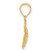 Gold Polished Fish Pendants