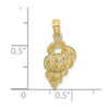 Gold Polished Sea Shell Pendants