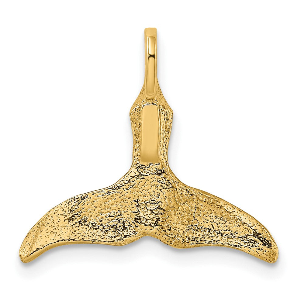 Gold Polished Whale Tail Pendants