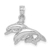Gold Polished Dolphin Pendants